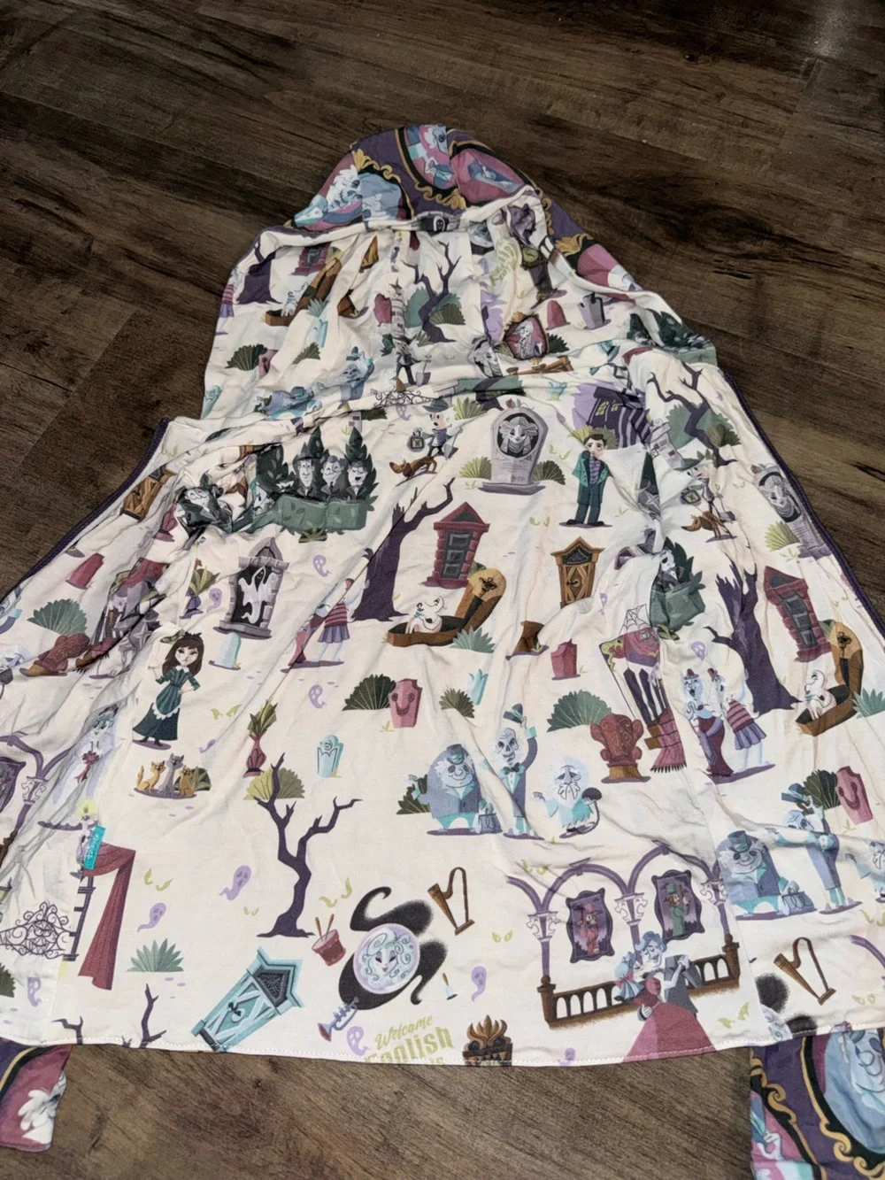 Posh Peanut × Disney Haunted Mansion Reversible Zip Hoodie 2T Ltd Edition